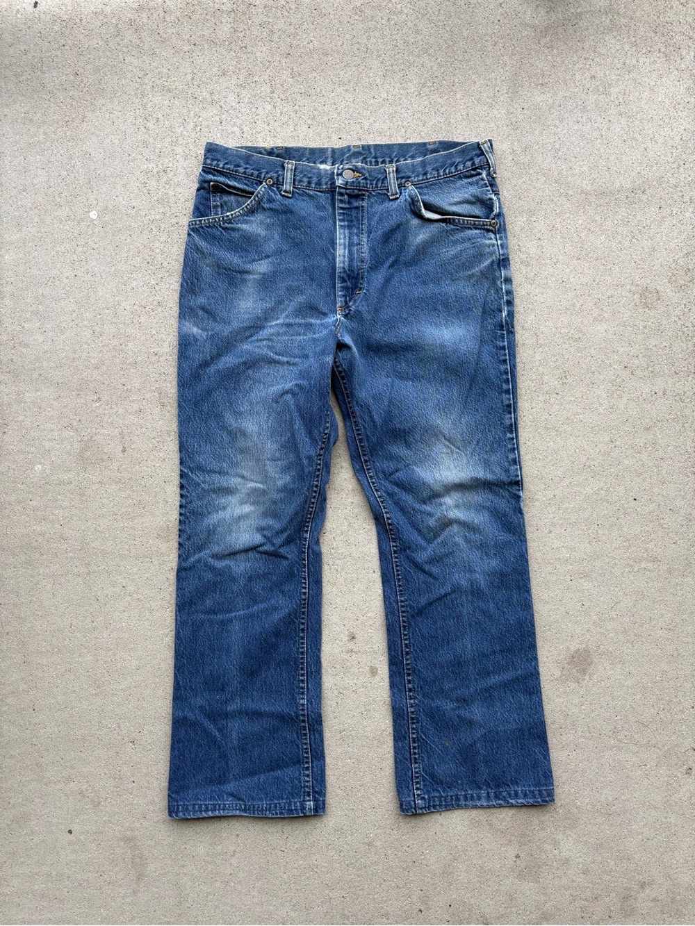 Vintage 90s Lee Riders Denim Jeans Bootcut Stonewash 34x29